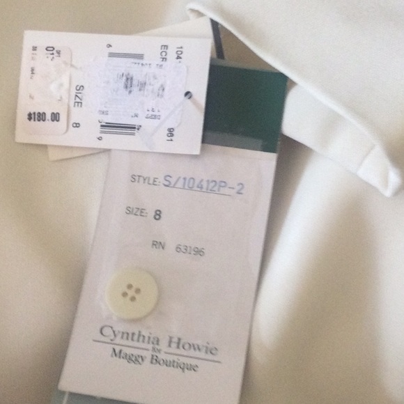 NWT Cynthia Howie Cream color Jacket 8 petite - Picture 5 of 7